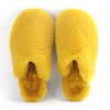Custom Furry Warm Indoor Outdoor House Warm Closed Toe House Slippers