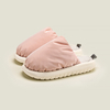 Wholesale Couple Winter Warm Cotton Nylon Convenient Removable Quilted Slippers