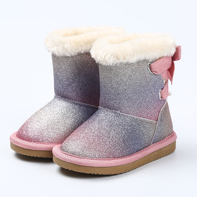 New Fashion Kids Winter Warm Ankle Boots