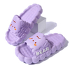 Colorful Thick Bottom Summer Sandals Slides Bathroom Smile Cloud Slippers for Women