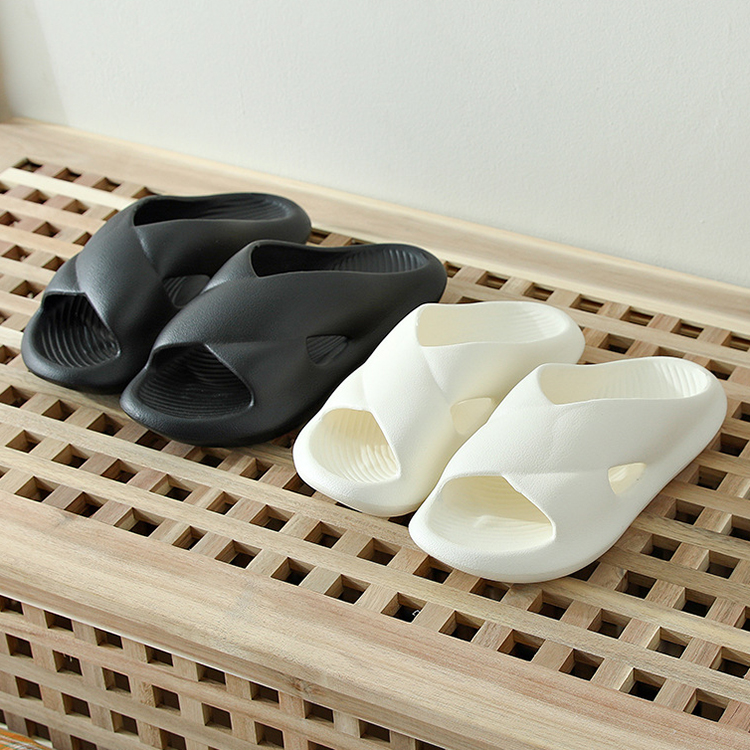 Factory Price Summer Sandals Fashion Soft Home Cross Band Bathroom Slippers