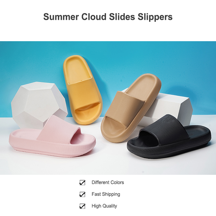 Summer Cloud Slides Pillow Slippers