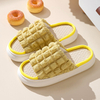 Fashion Women's Breathable Summer House Cotton Linen Sandals Platform Home Slippers