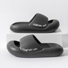 Unisex Summer Fashion Bathroom Thick Cloud Pillow Slides Slippers Sandals