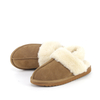 Custom Winter Warm Fluffy Fur Cow Suede Slippers