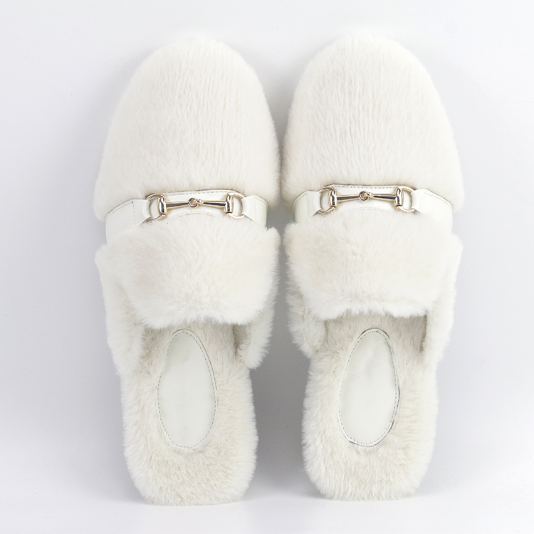 Women Fashion Fur Slippers Indoor Outdoor Fluffy Slides