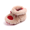 Cute Winter Warm Christmas Elk Decoration Baby Shoes Slippers