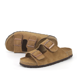 Custom Low MOQ Summer Fashion Double Strap Beach Slides Cork Clogs Sandals Birken Slippers Women
