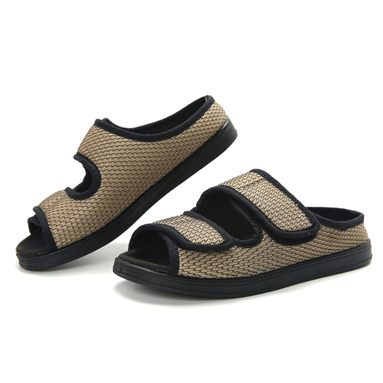 Wholesale Summer Comfy Adjustable Orthopedic Slides Sandals Unisex Diabetic Medical Slippers Shoes for Women
