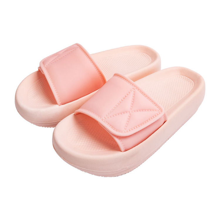 Custom Summer Cloud Slides Thick Sole EVA Pillow Adjustable Slippers 