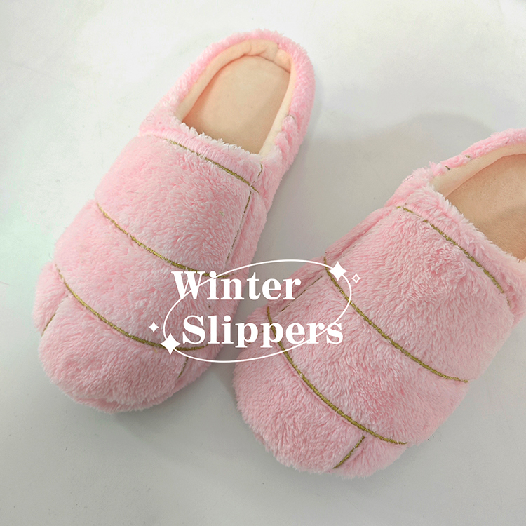 Custom Winter Warm Indoor Concha Slippers