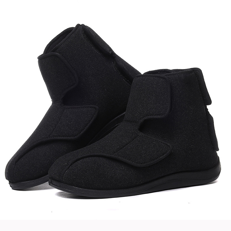 Men Winter Warm Adjustable Safety Comfortable Diabetic Orthopedic Ankle Medical Slippers